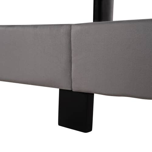 VTNG50 - Wholesale Bed - Queen Size Velvet Upholstered Platform Bed,Box Spring Needed33