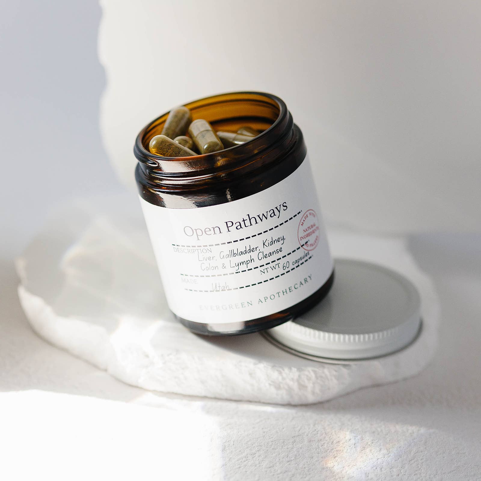 Evergreen Apothecary - Wholesale Oral Supplement/Vitamin - Open Pathways, Capsules5