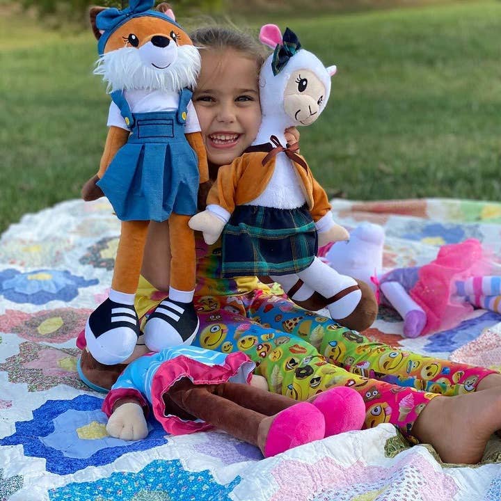 OrangeOnions - Wholesale Doll - Kids - Sharewood Forest Friends 18 Inch Rag Doll Fiona the Fox