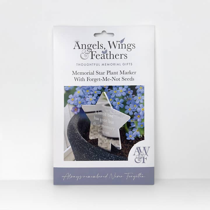 The Lovely Gift Group - Wholesale Plant Seeds - Memorial Star Plant Marker With Forget-Me-Not Seeds1