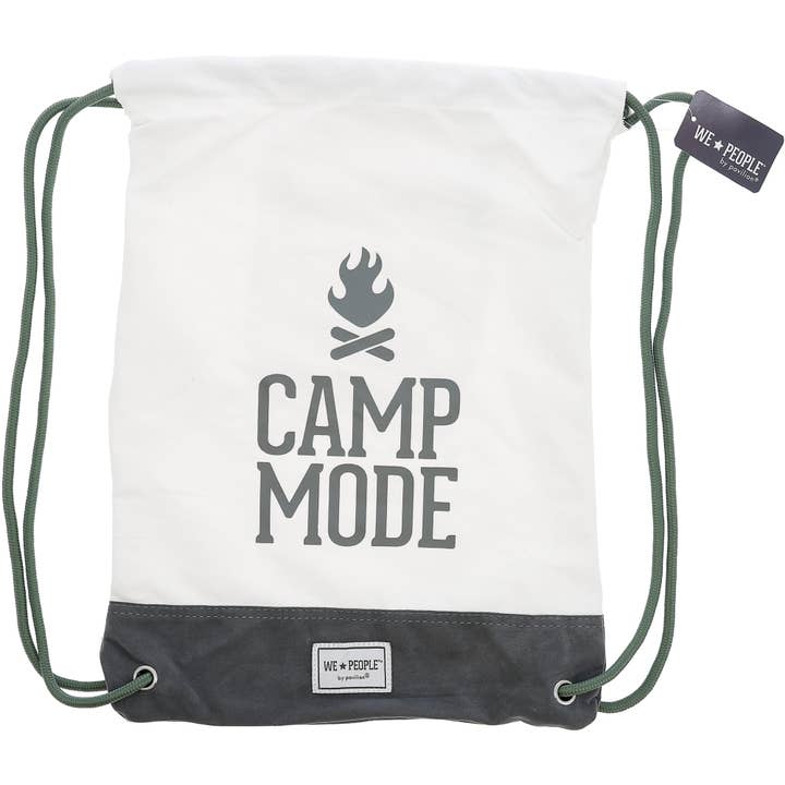 Pavilion - Wholesale Drawstring bag – Unisex - Camp Mode - 13" x 17" Canvas Drawstring Bag5