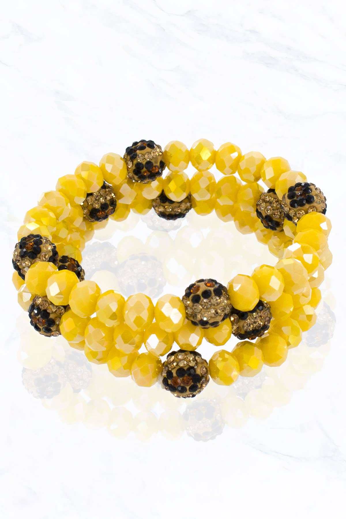 Suzie Q USA - Venta al por mayor Pulsera de cuentas - Pulsera Bola Bead & Leo Stone19