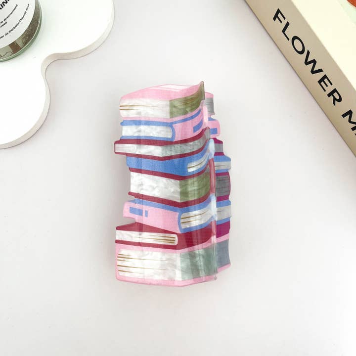 mildstyles - Wholesale Hair Clip - Women's - Ocean of Knowledge Book Hair claw clip