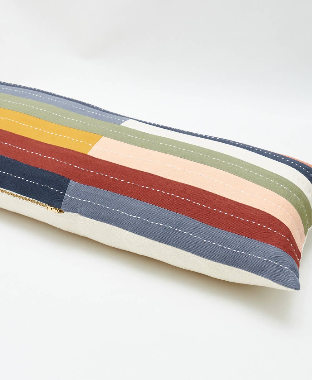 Anchal - Wholesale Throw/Decorative Pillow - Rainbow Long Lumbar Pillow Cover4