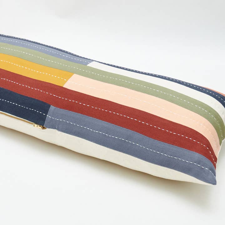 Anchal - Wholesale Throw/Decorative Pillow - Rainbow Long Lumbar Pillow Cover4