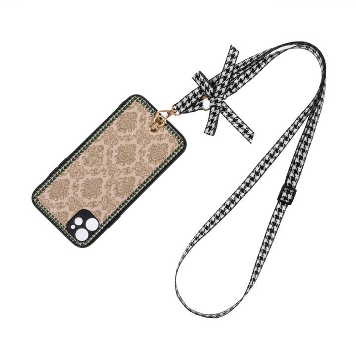 Fiocco e pied de poule in bianco e nero per la vendita all'ingrosso da parte di Miami Chains & Co.