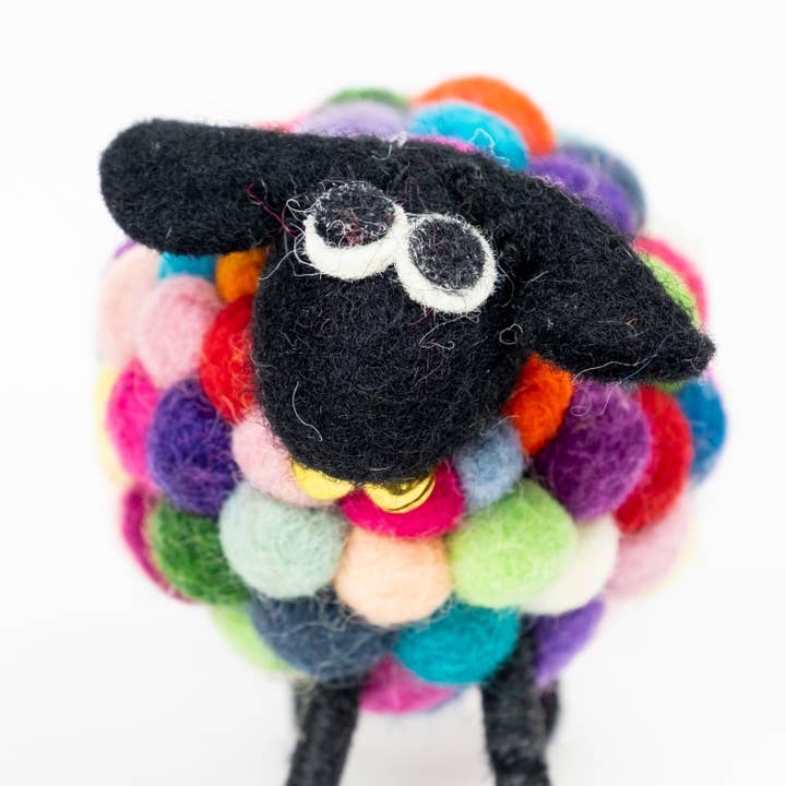 The Winding Road - Wholesale Decorative Tabletop Object - Sheep - Ball - Rainbow5