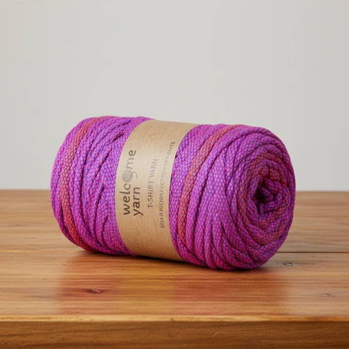 Fettuccia per T-shirt Stampata Rosa per la vendita all'ingrosso da parte di WelcomeYarn