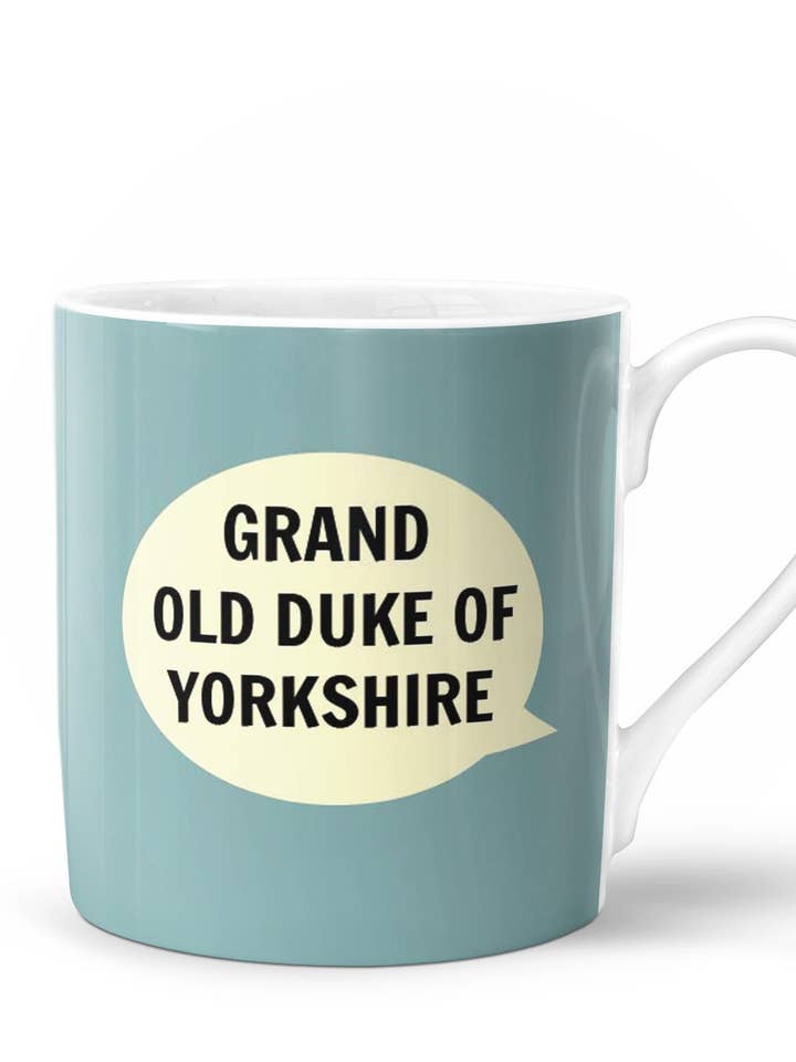 Grand Old Duke Of Yorkshire Bone China Mug for wholesale by Dialectable
