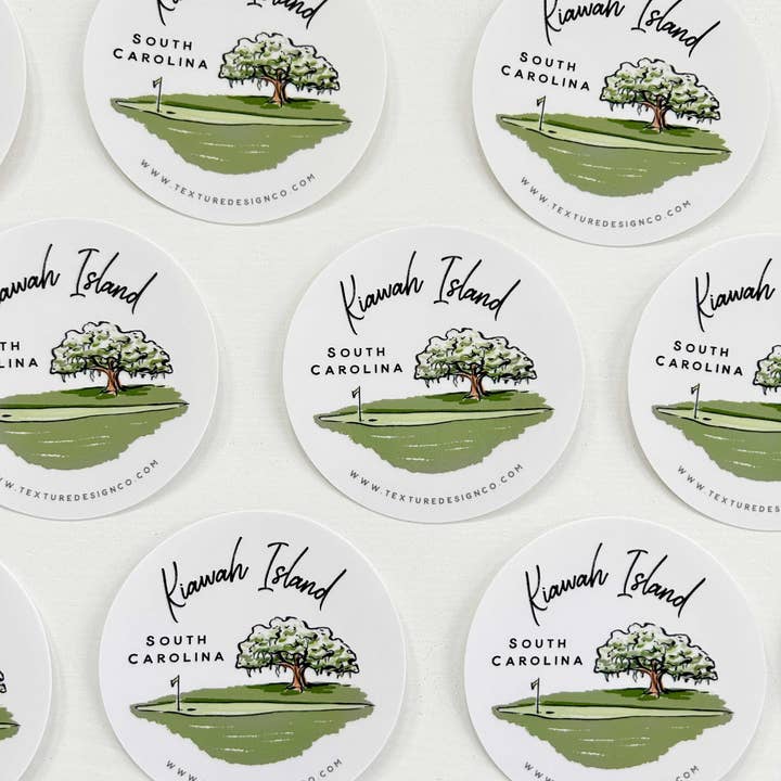 Texture Design Co - Wholesale Sticker - Sherbet Painted Streets - The Kiawah Sticker5