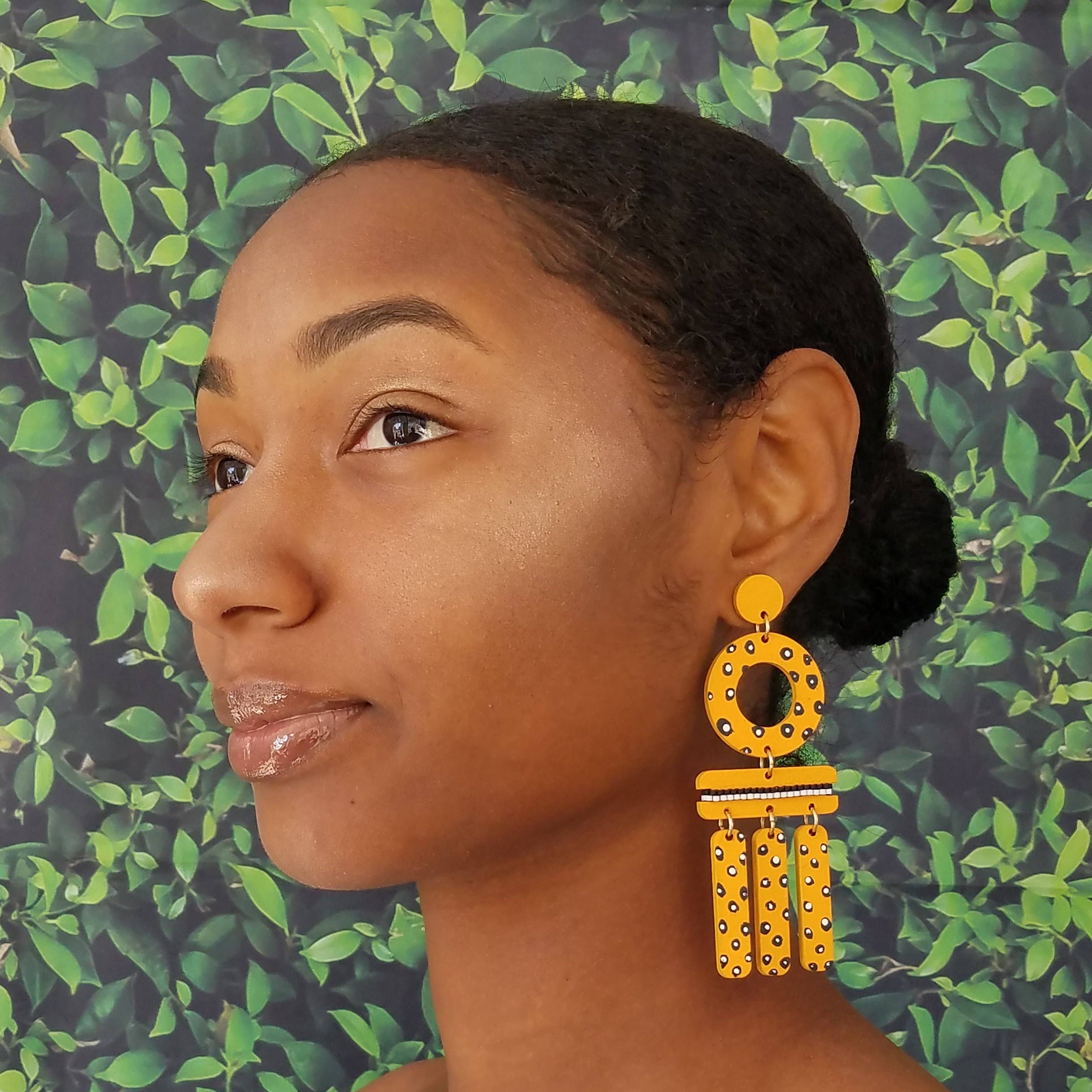 SCOTCHBONNET! - Wholesale Dangle Earrings - Wind Chime Earrings | Pineapple (light weight)1