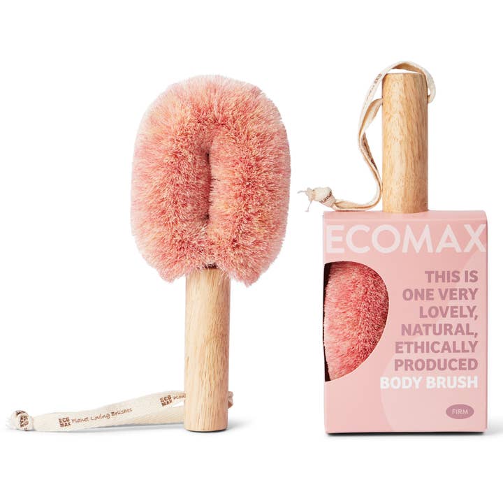 Ethical Global - Wholesale Body Brush - Spa Body Brush – Firm Sisal (Pink)