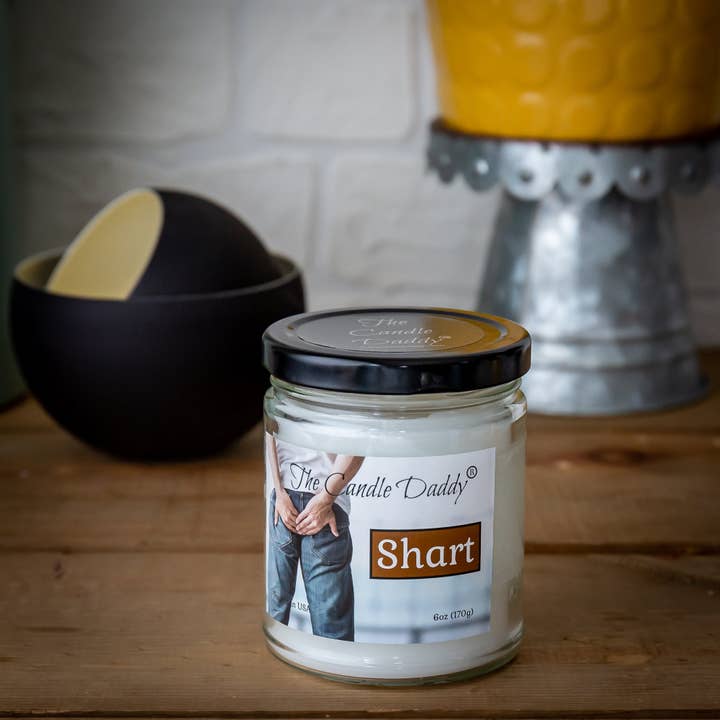 The Candle Daddy - Wholesale Jar/Filled Candle - Shart - Funny Wet Fart Scented Melt Jar/Filled Candle