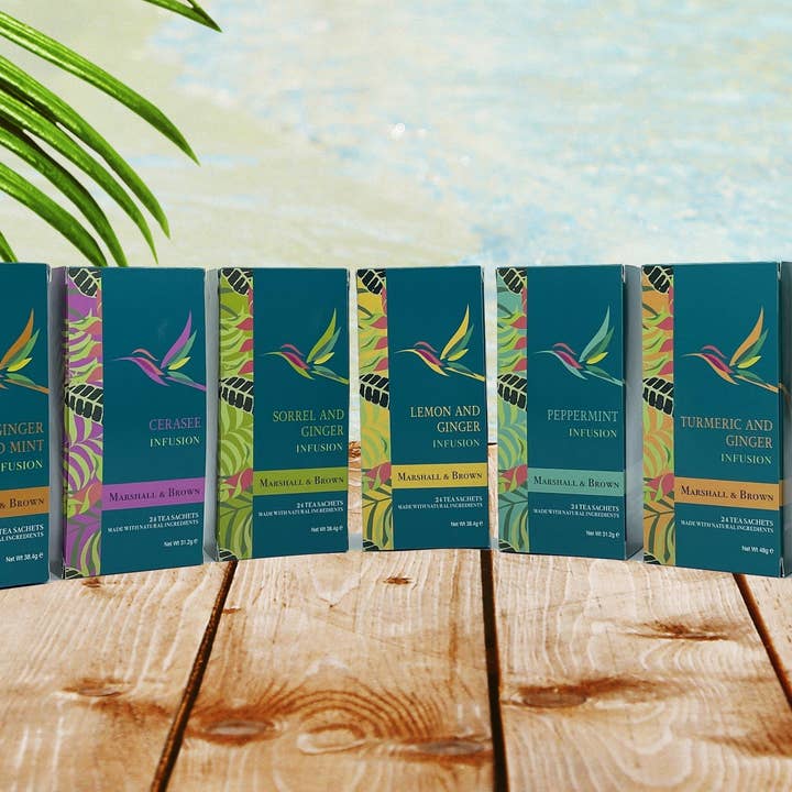 Infusionskollektionen (blanding af 8 infusioner) for engroshandel hos Marshall and Brown