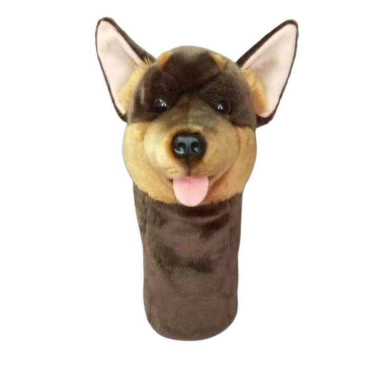Funda de golf Kelpie Kelpie, marrón y tostado, 35 cm, 13.7 pulgadas para venta al por mayor de Bocchetta Plush Toys