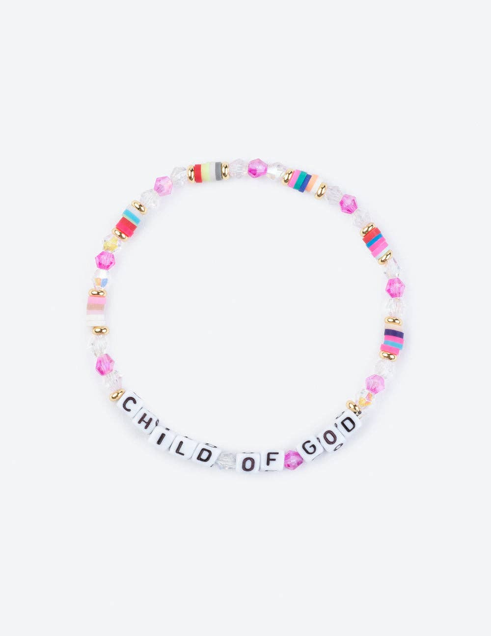 Elevated Faith – Pulseira de missangas por atacado – Pulseira Letra Filho de Deus