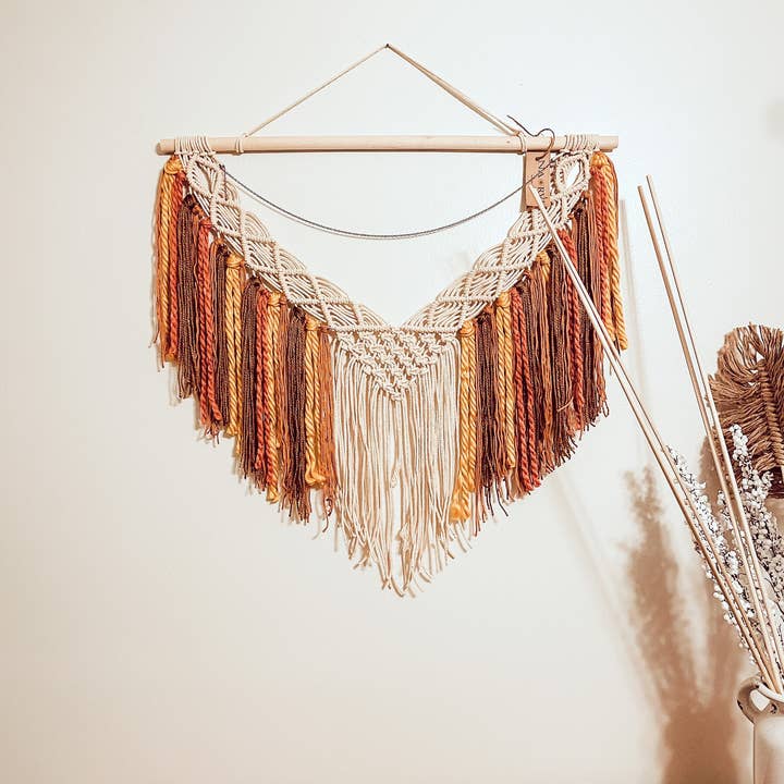 Naorvi Macrame - Wholesale Tapestry/Textile - Luxury Boho Macrame Wall Hanging Large Colorful Mural0