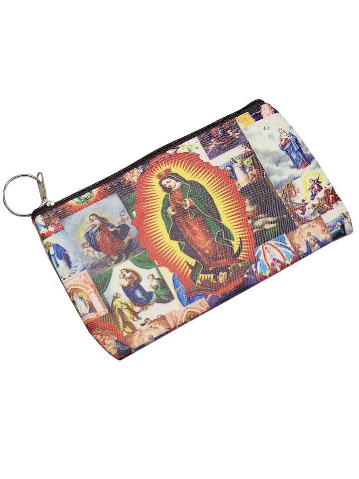 Our Lady of Guadalupe Cosmetic Pouch Clutch Bag for wholesale by Cap Zone