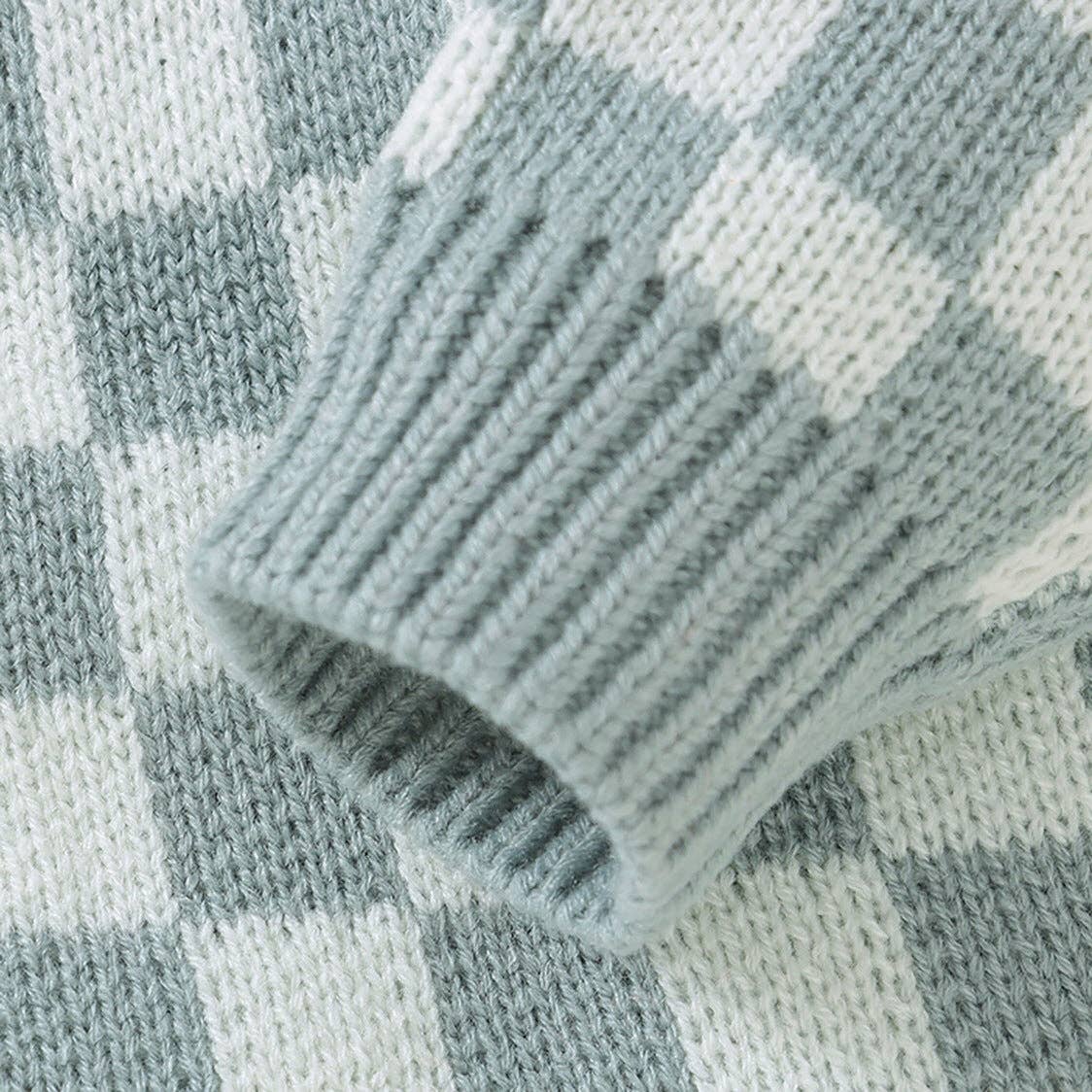 MyKids-USA® – Bodysuit - Bebé por atacado – Babygrow de Malha com Padrão de Tabuleiro de Xadrez de Qualidade3