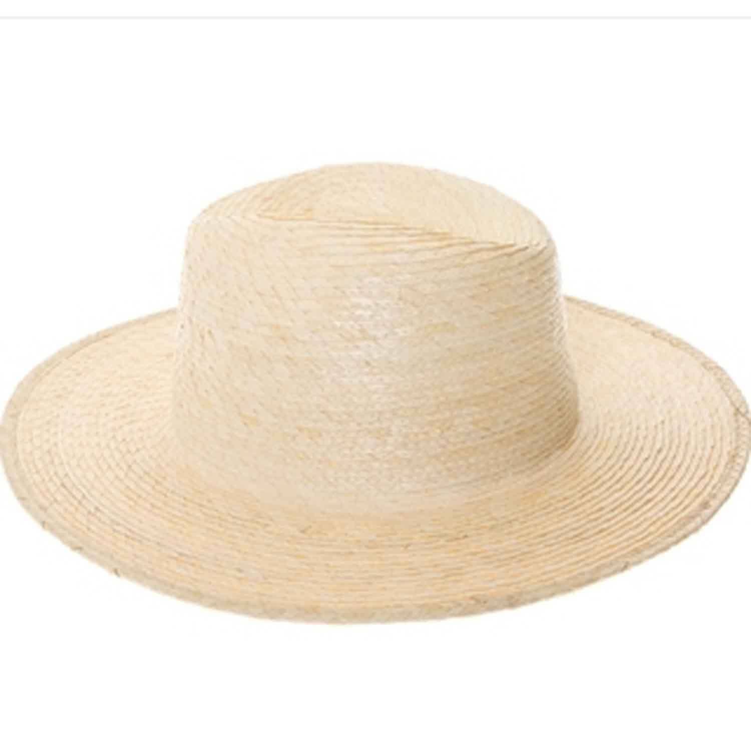 Bella Betty - Wholesale Straw Hat - Women's - Summer fedora in natural palm leaf straw (Copy)14