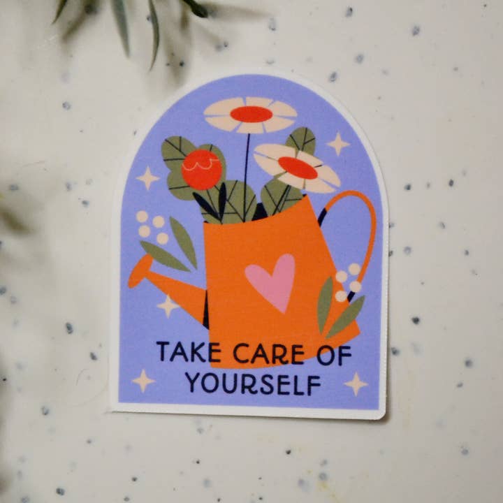 Luxe Trauma - Wholesale Sticker - Self care sticker take care of yourself friends gift