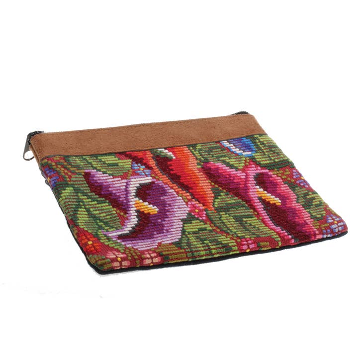 Medium Pouch - Assorted Huipil for wholesale by DIAMANTI DESIGNS