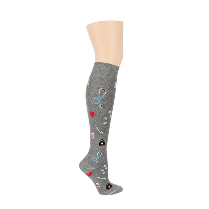 Medical Icons | Knee-High Compression Socks For Women for wholesale by Dr. Motion