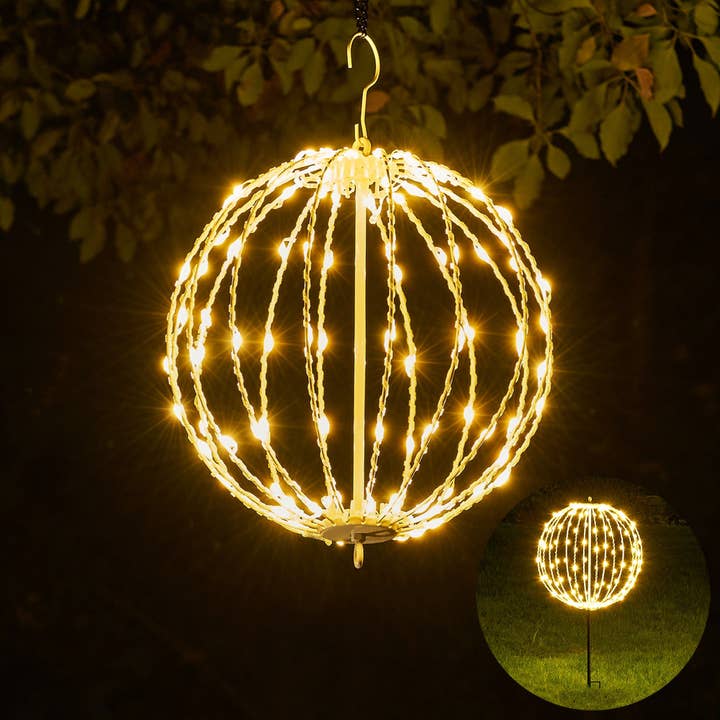 LIGHTSHARE - Wholesale Outdoor/Lawn Light - LED Ball Light, Warm White, Various Sizes and Finishes25