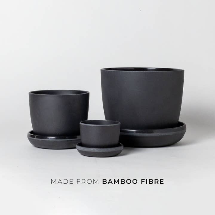 Kanso Designs - Wholesale Plant Pot - Three Set | Natural Upcycled Planters Set (3", 5", 7")