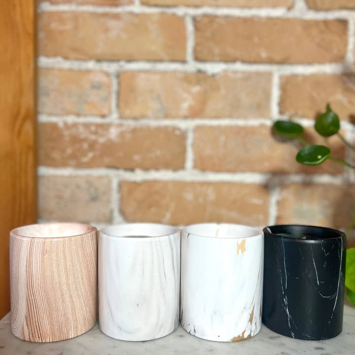 The Sacred Wild Candle Co - Wholesale Jar/Filled Candle - Biophilia: White Marble + Pure Fresh Air Scented Candle15