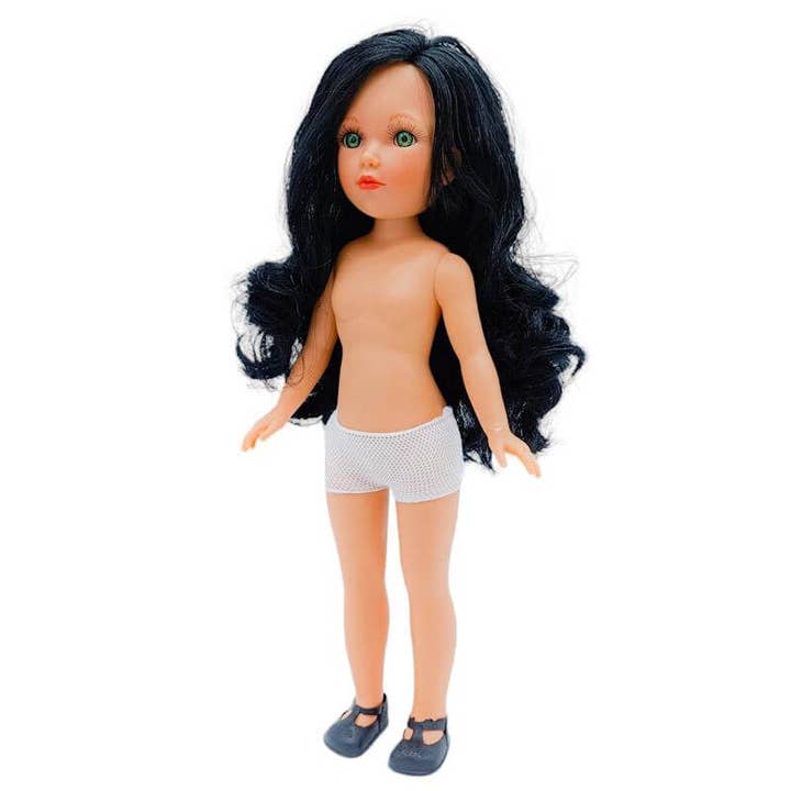 Muñeca de colección y artesanÃa - Wholesale Doll - Kids - Mari's doll 35 cm. 100% nude straight black hair
