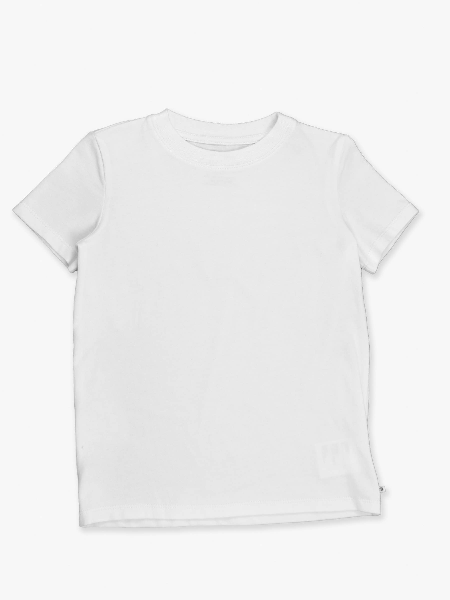 Boys White Short Sleeve Tee for wholesale on Faire2