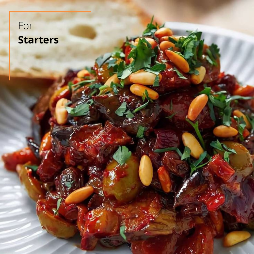 Antica Bottega Siciliana – wholesale Sås – Siciliansk aubergine- och kapriscaponata5