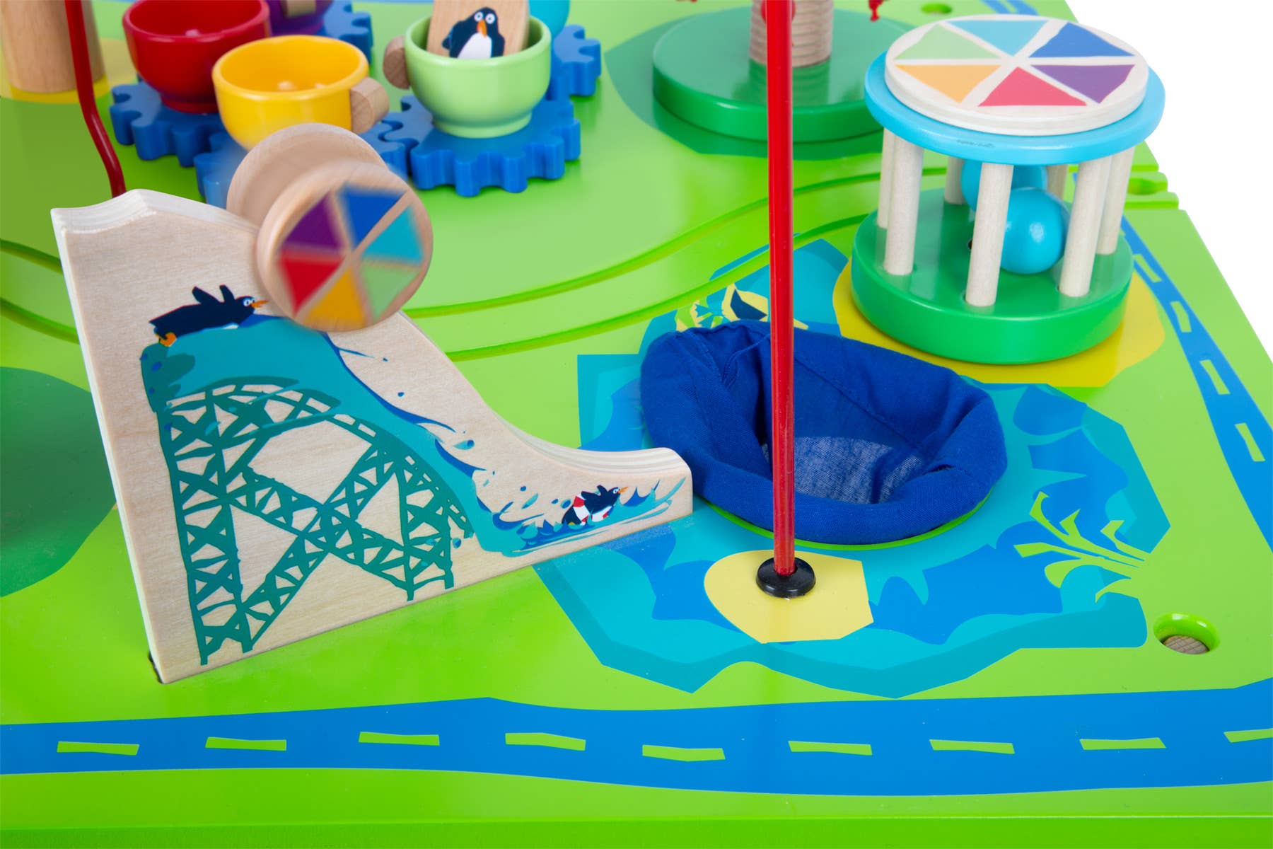 small foot - Wholesale Wood Toy - Kids - 3-in-1 Theme Park Play Table2