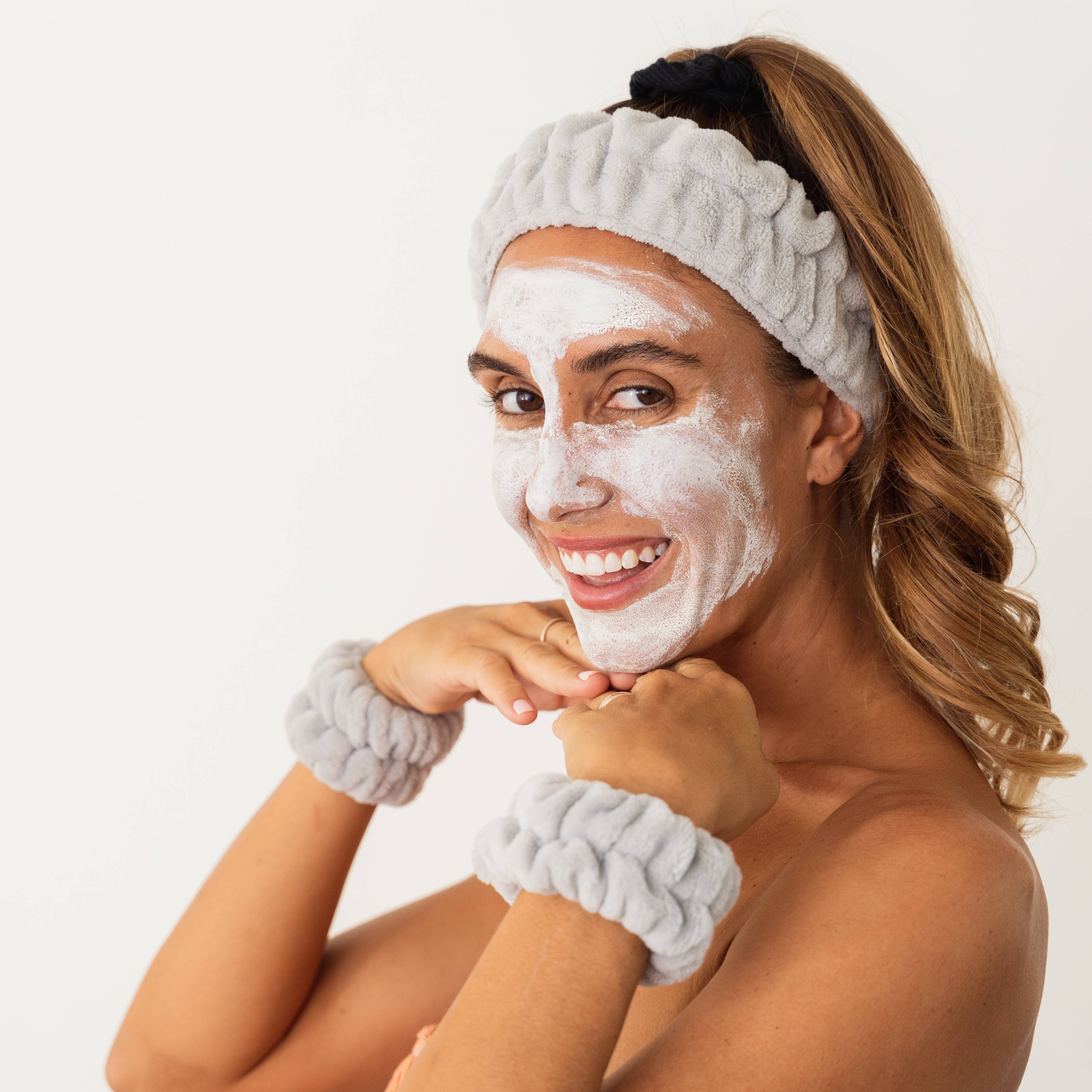 Frog Sac - Wholesale Spa Headband - Spa Headband - Skincare Headband & Wristband Set5