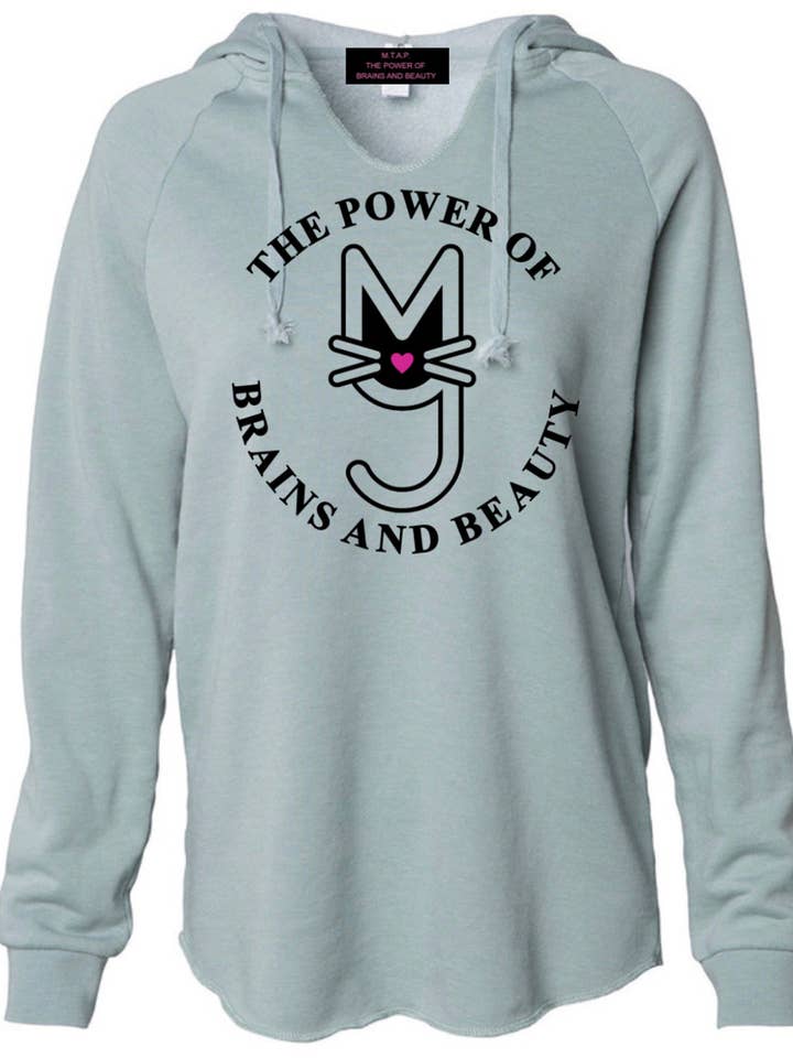 Sweatshirt à capuche à col en V The Brielle pour la vente par M.T.A.P. Clothing