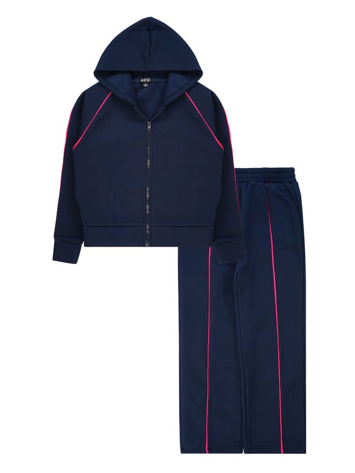 Chase USA International - Wholesale Tracksuit – Kids - Girls' Hoodie & Track Pants Set #181