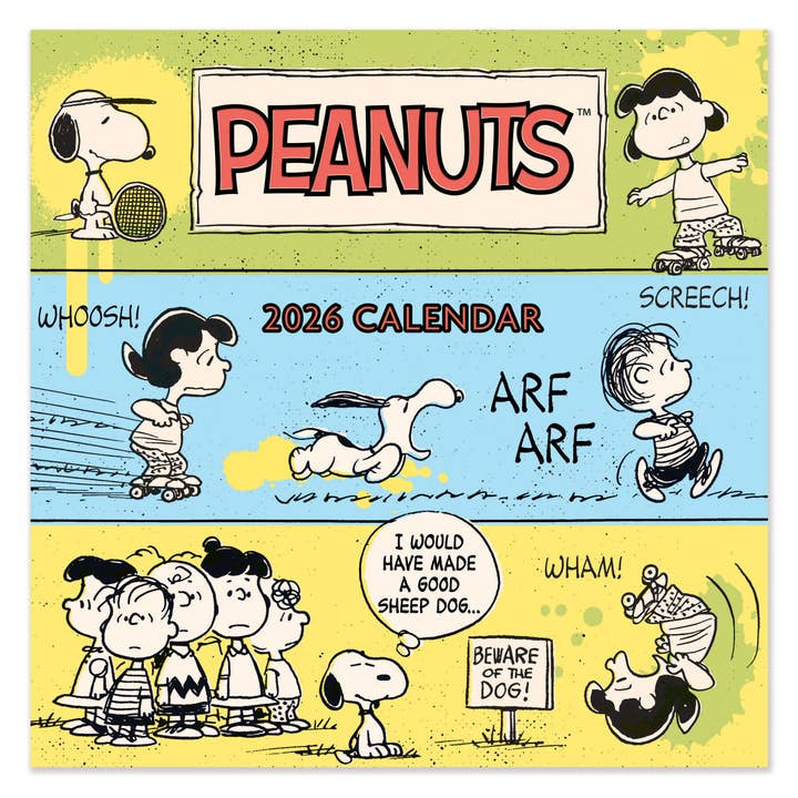 Peanuts Square 2026 Calendar for wholesale by Portico Designs