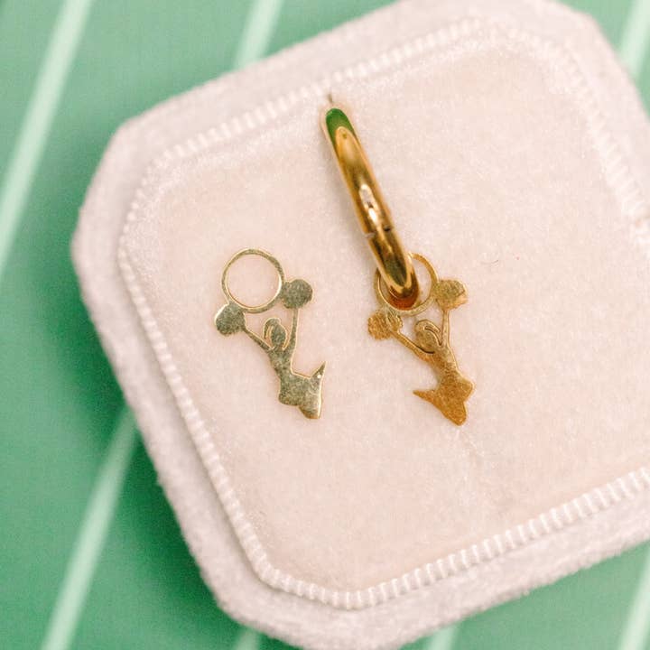 Pierced Co - Vente Boucles d'oreilles – enfant - Breloques de pom-pom girl