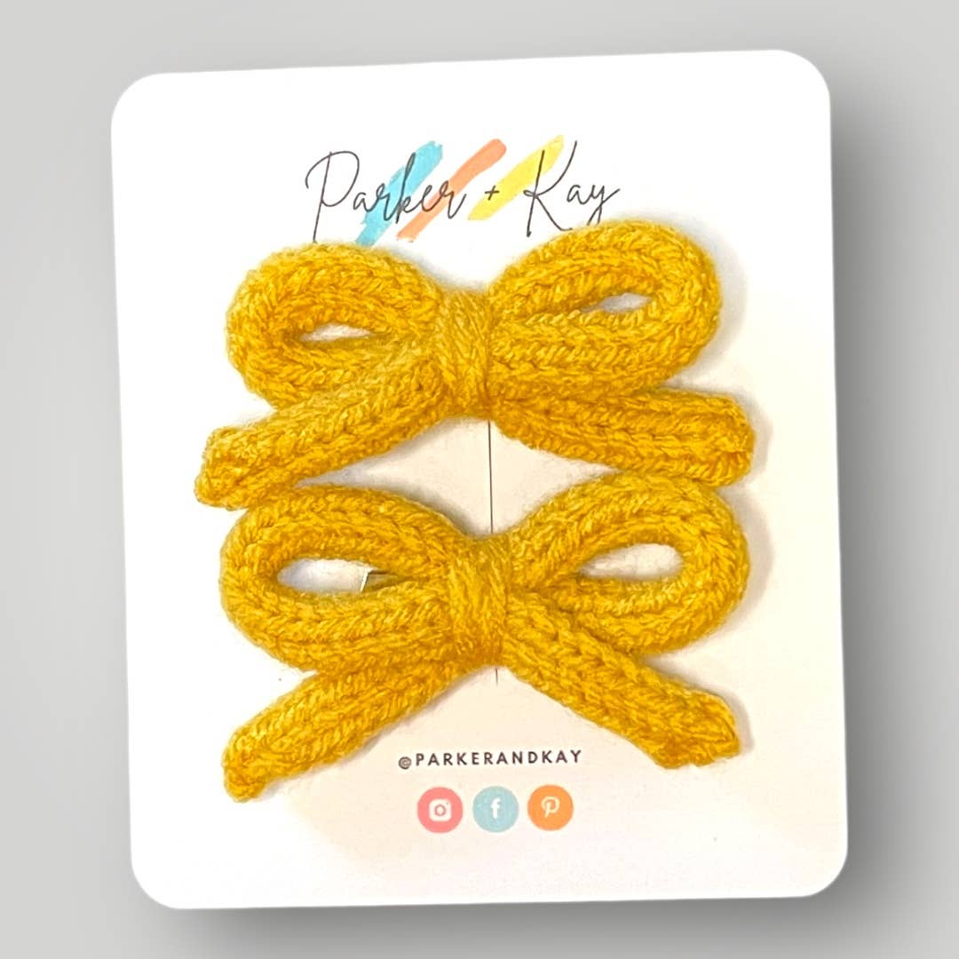 Parker and Kay Collective - Wholesale Hair Bow - Kids - Crocheted Hair Bows36