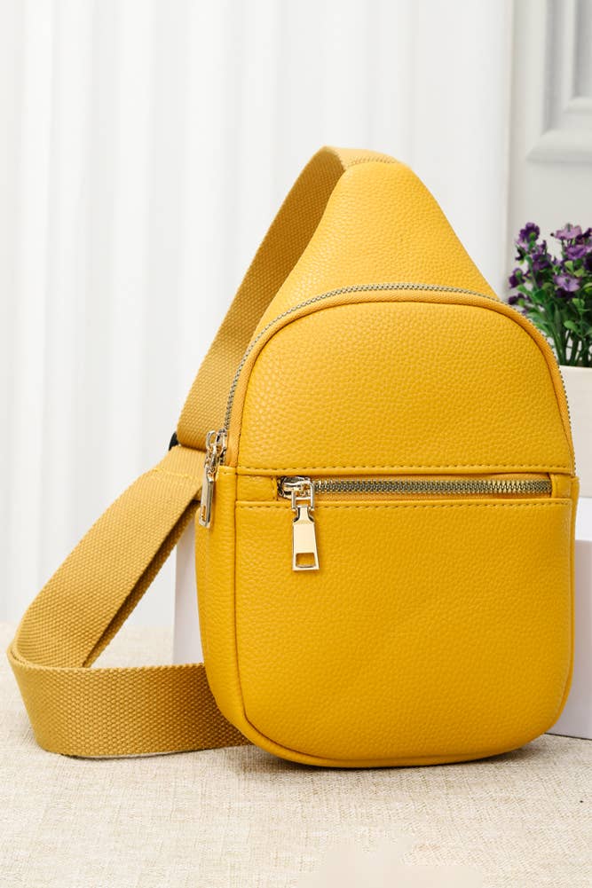 Hana – Engroshandel Crossbodytaske - Dame – Solid PU slynge taske26