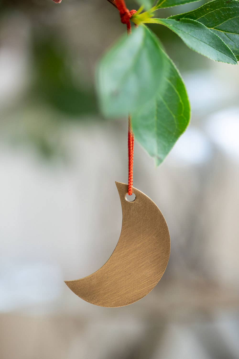 Fog Linen Work - Wholesale Ornament - Brass Moon Ornament0