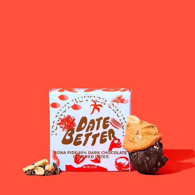 Date Better Snacks - Wholesale Chocolate Covered Sweets - Peanut Butter Crunch- chocolate covered dates