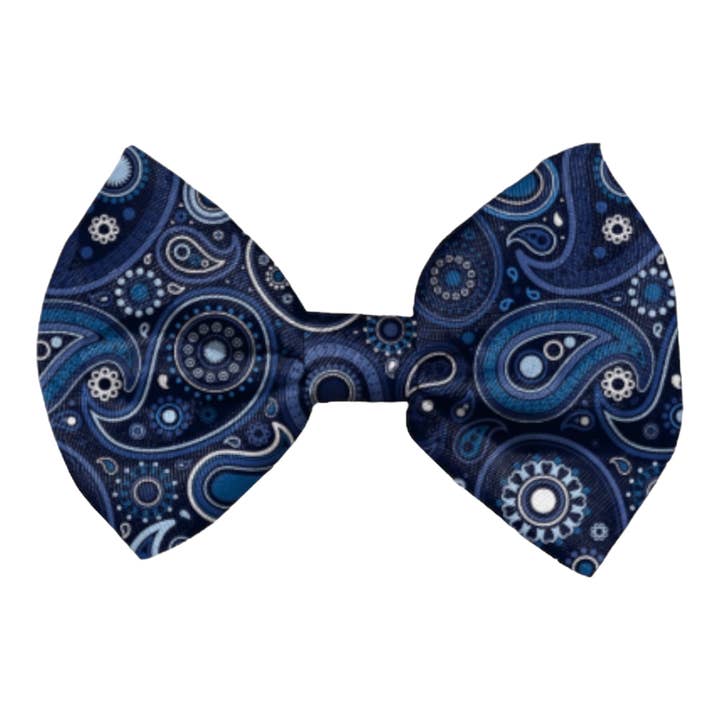 Blue Paisley - Bow Tie for wholesale by Kani Kouture