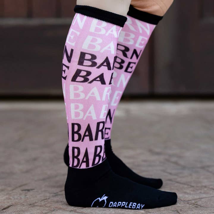 Dapplebay Slick Boot Socks - Barn Babe for wholesale by Dapplebay