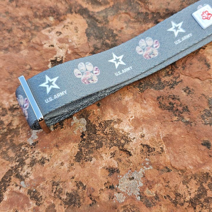 Top Rocks Doggie Wear – coleira - Cão por atacado – Coleira de Cão Licenciada do Exército dos EUA1