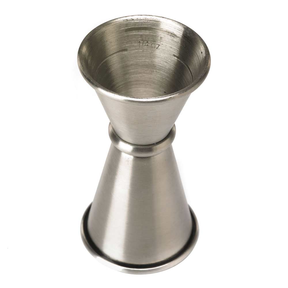 Barfly Mixology Gear & Mercer Culinary - Vente Doseur à cocktail - Jigger de style japonais Barfly, 1/2 oz x 3/4 oz, acier inoxydable2