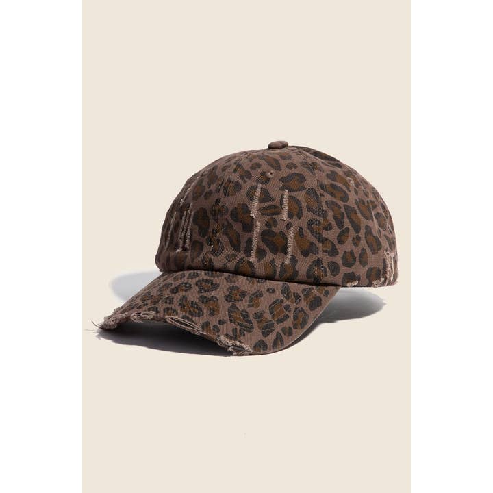 Anarchy Street - Wholesale Baseball Cap - Women's - Leopard Print Baseball Cap3