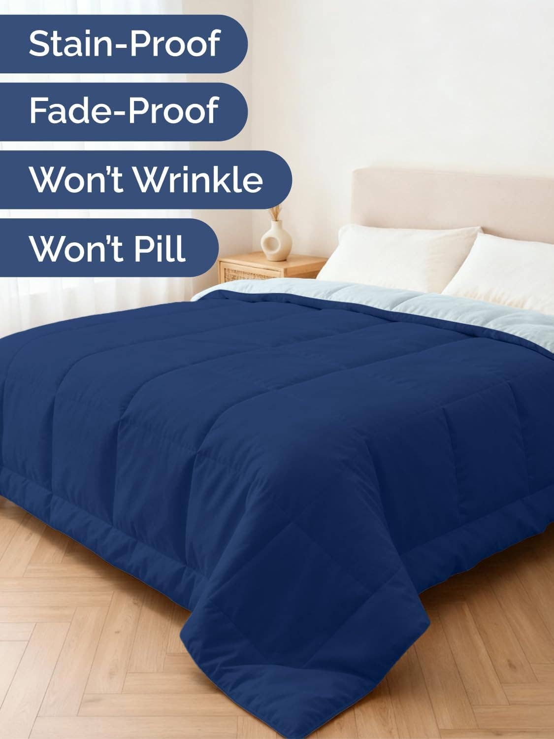 CGK Unlimited - Wholesale Down Comforter - Premium Down Alternative Comforter - All Season & Oversized11