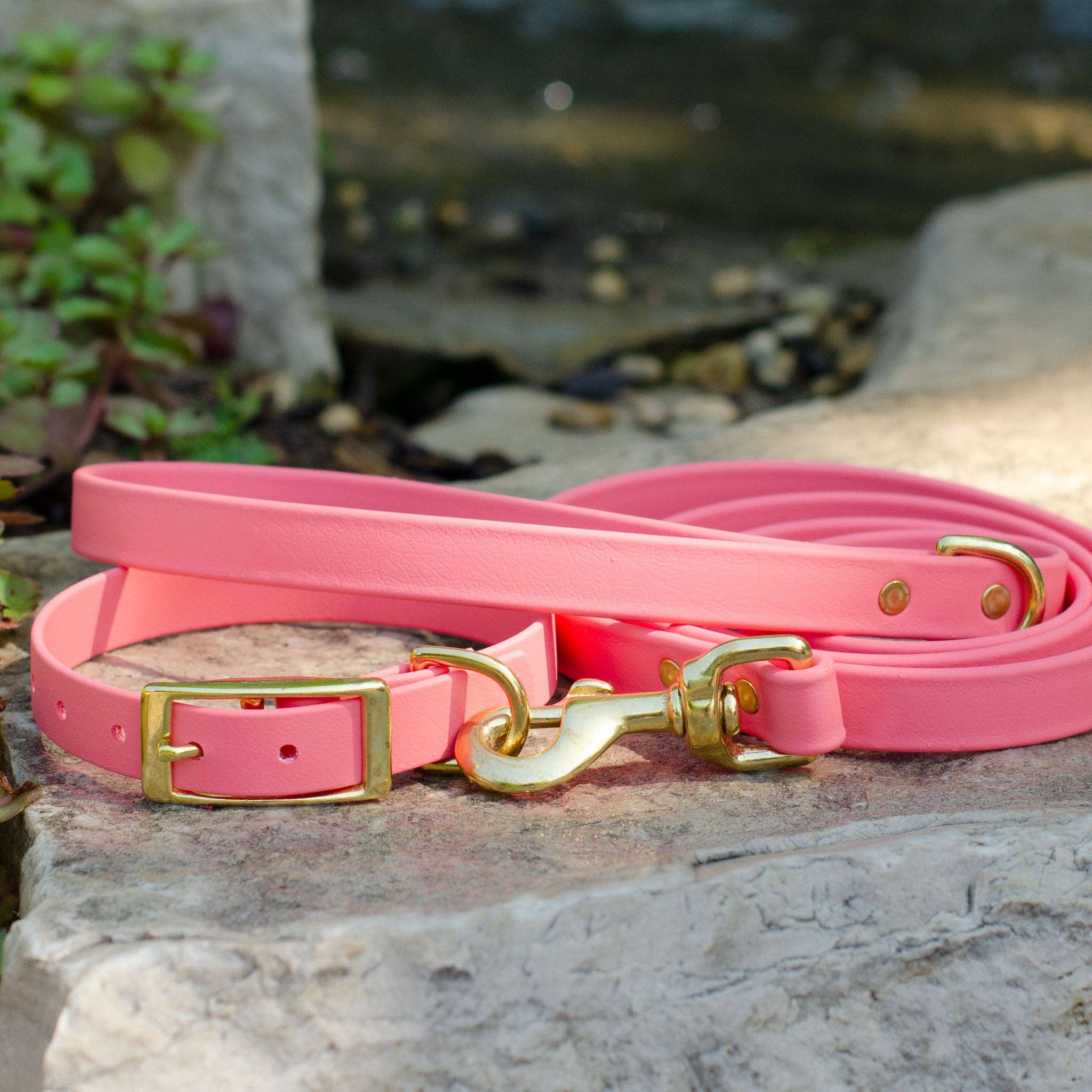 Doodle Dog Town - Wholesale Pet Collar - Dog - Waterproof Biothane® Collar - Coral5